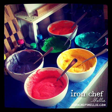 Rainbow Birthday Cake on Rainbow Cake Mix