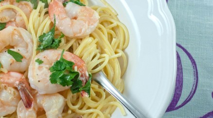 Vodka Lemon and Prawn Pasta - Feature Image
