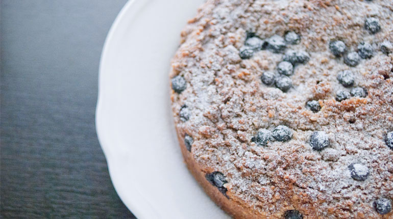 Blueberry Crumble Cake - Feature Image