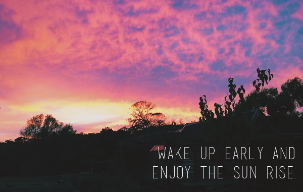 WakeUpEarlySunRise