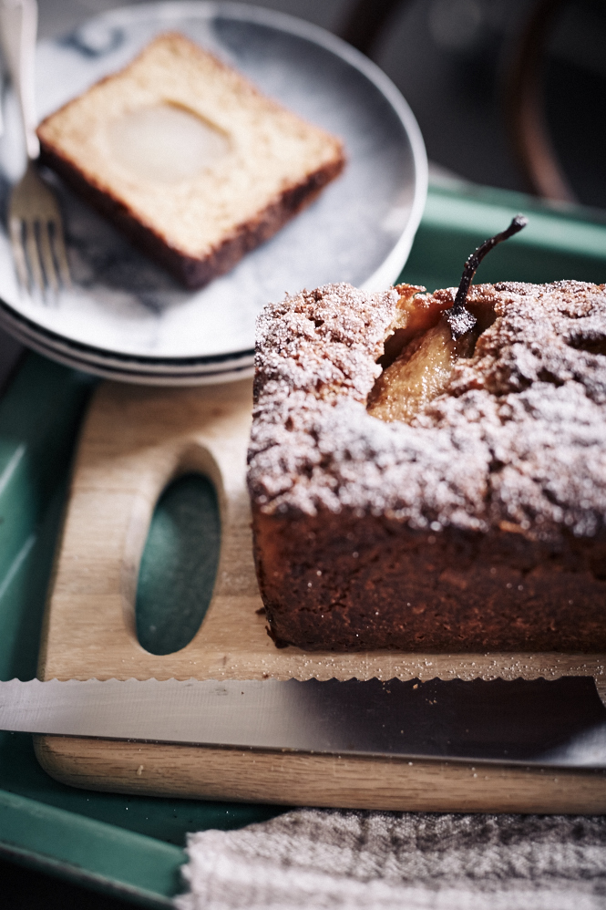 Chai Poached Pear Loaf