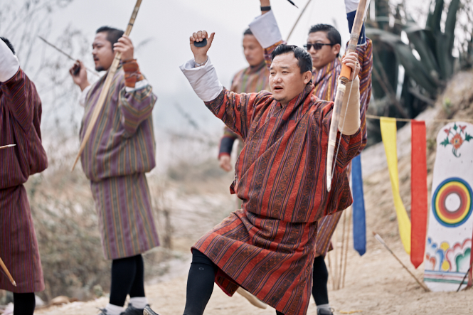 Bhutan - Punakha - Archery _BB73246
