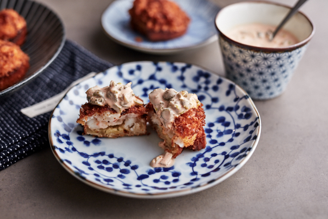 Dan Hong Garlic Bread Prawn Toast