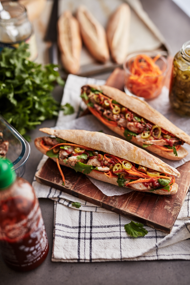 Lemongrass Chicken Banh Mi