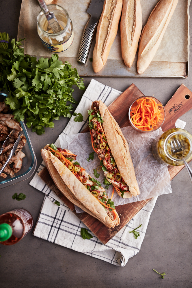 Lemongrass Chicken Banh Mi