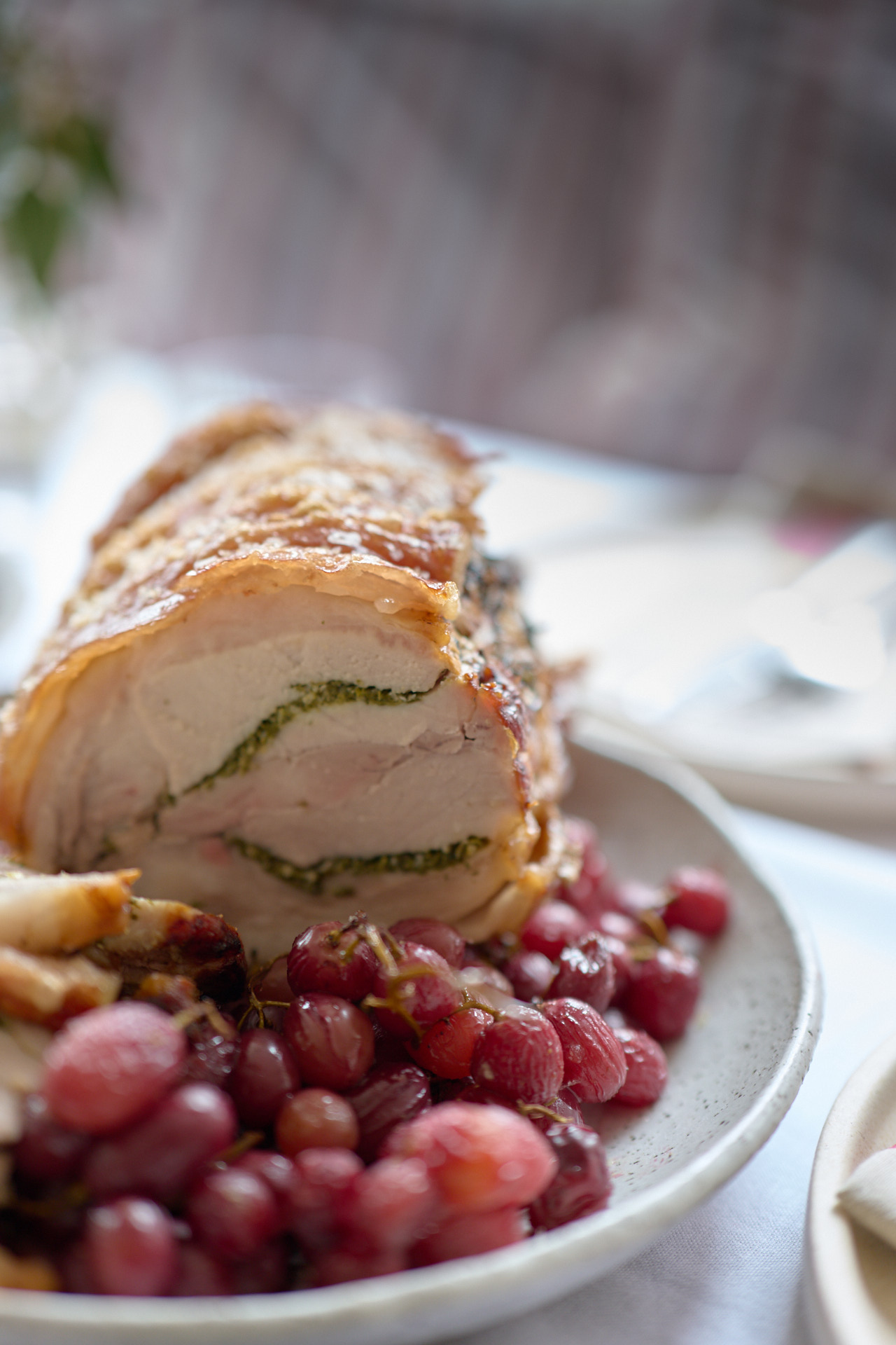 Porchetta with Roasted Grapes « Iron Chef Shellie